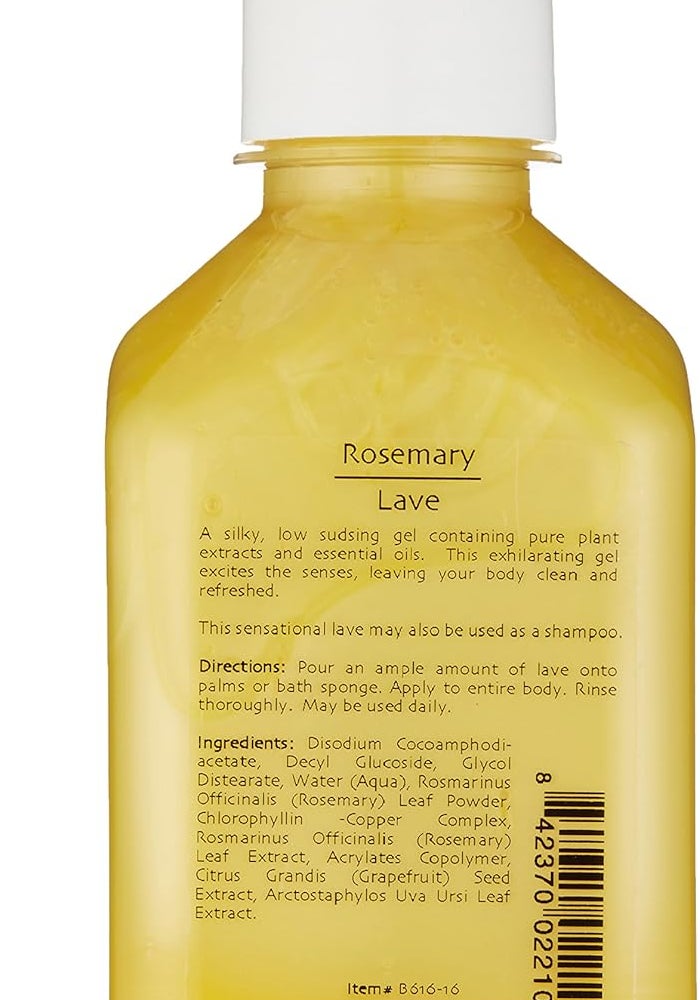 Epicuren Rosemary Lave Body Wash - 16oz (500ml) with Pure Plant Extracts - Image 3